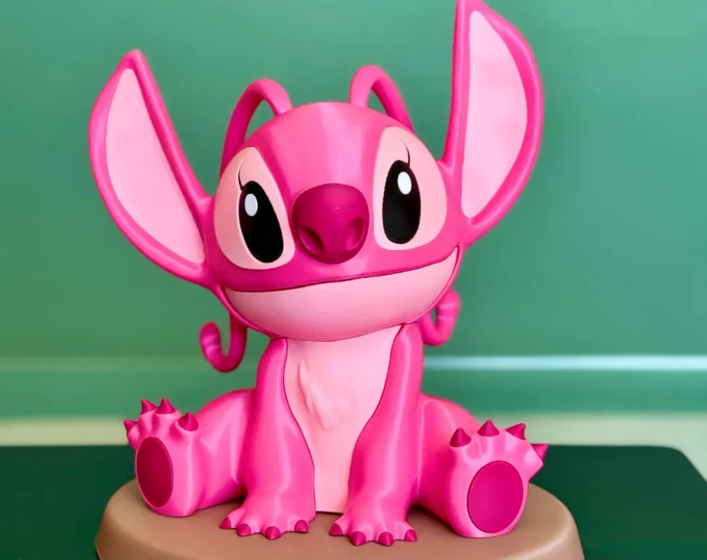 Ángel – Stitch Rosa - Makers 3D