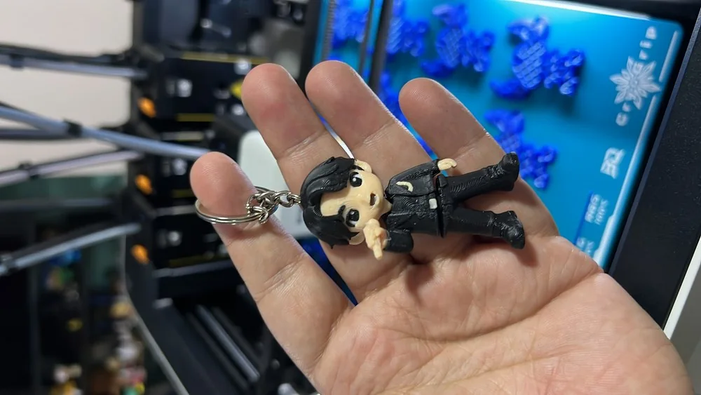 Llavero de figura 3D personalizada